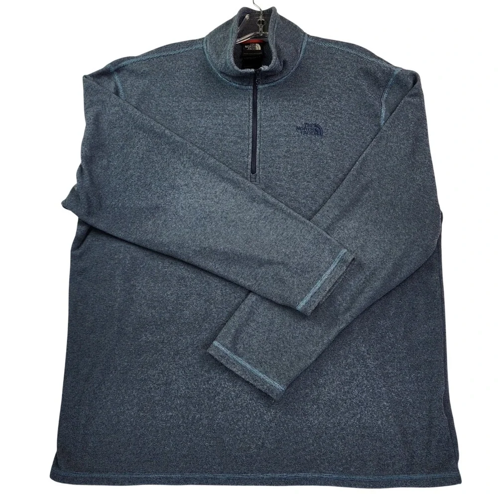 The North Face XL Blue Quarter Zip Fleece Pullover Gorpcore Hiking Outdoor Mens
